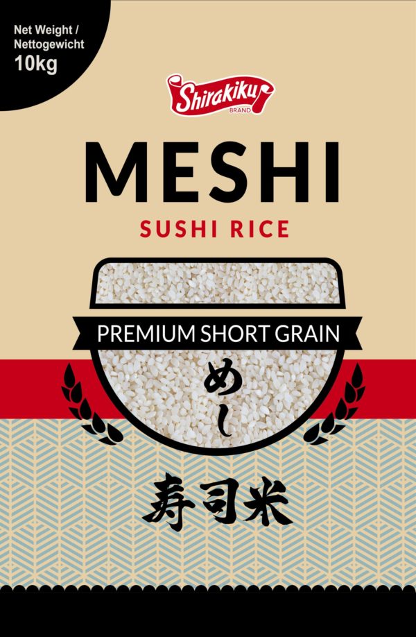 MESHI (Premium Short Grain Sushi Rice) 10kg