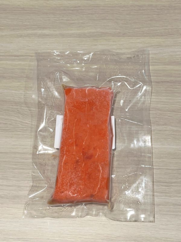 Pflanzenbasiertes Lachs Imitat, tiefgefroren