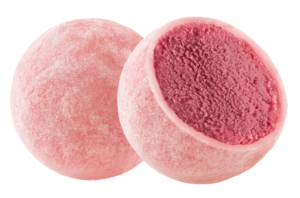 Raspberry Ice Cream Mochi